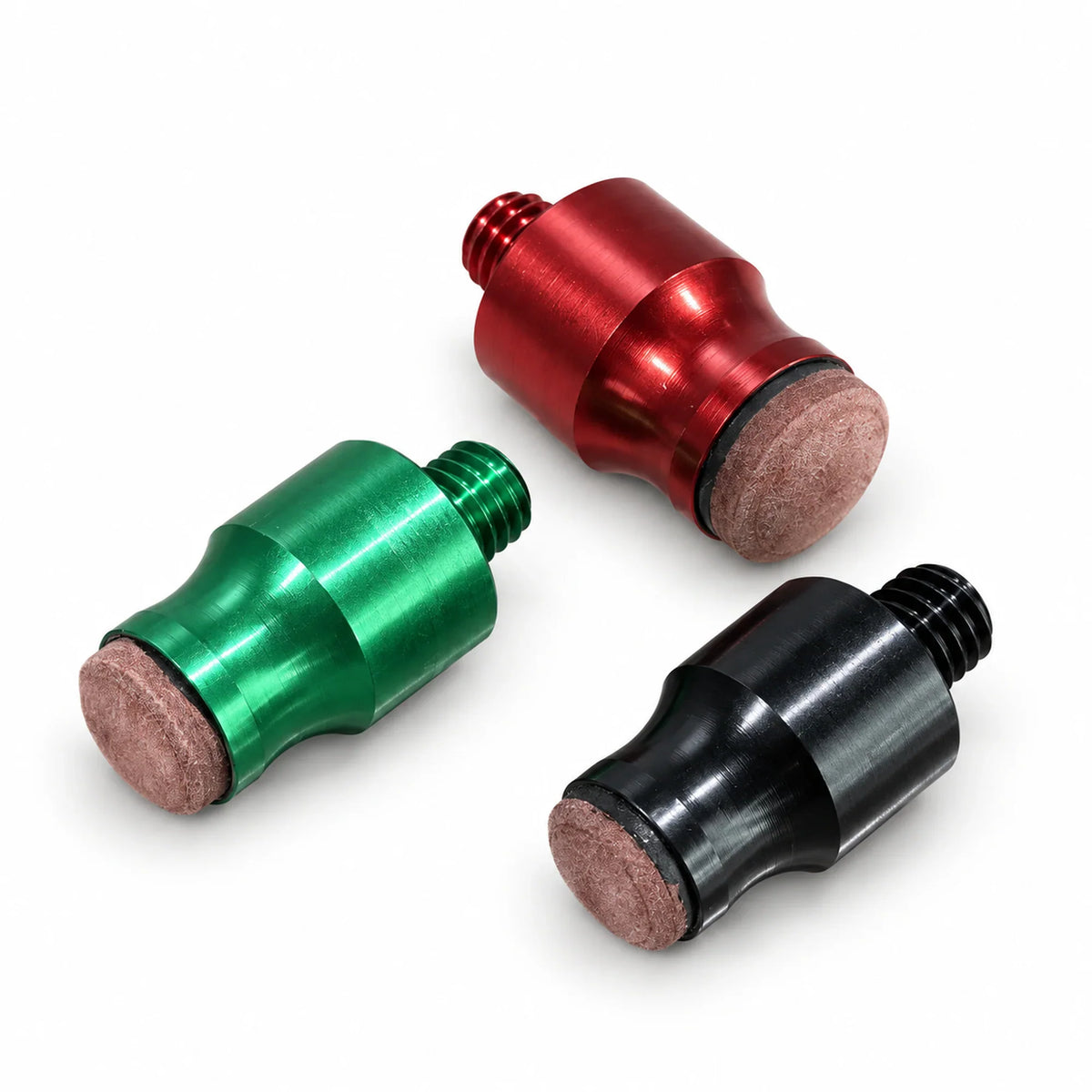 DentPDR 3-Piece Leather-Face PDR Knockdown Tips Set