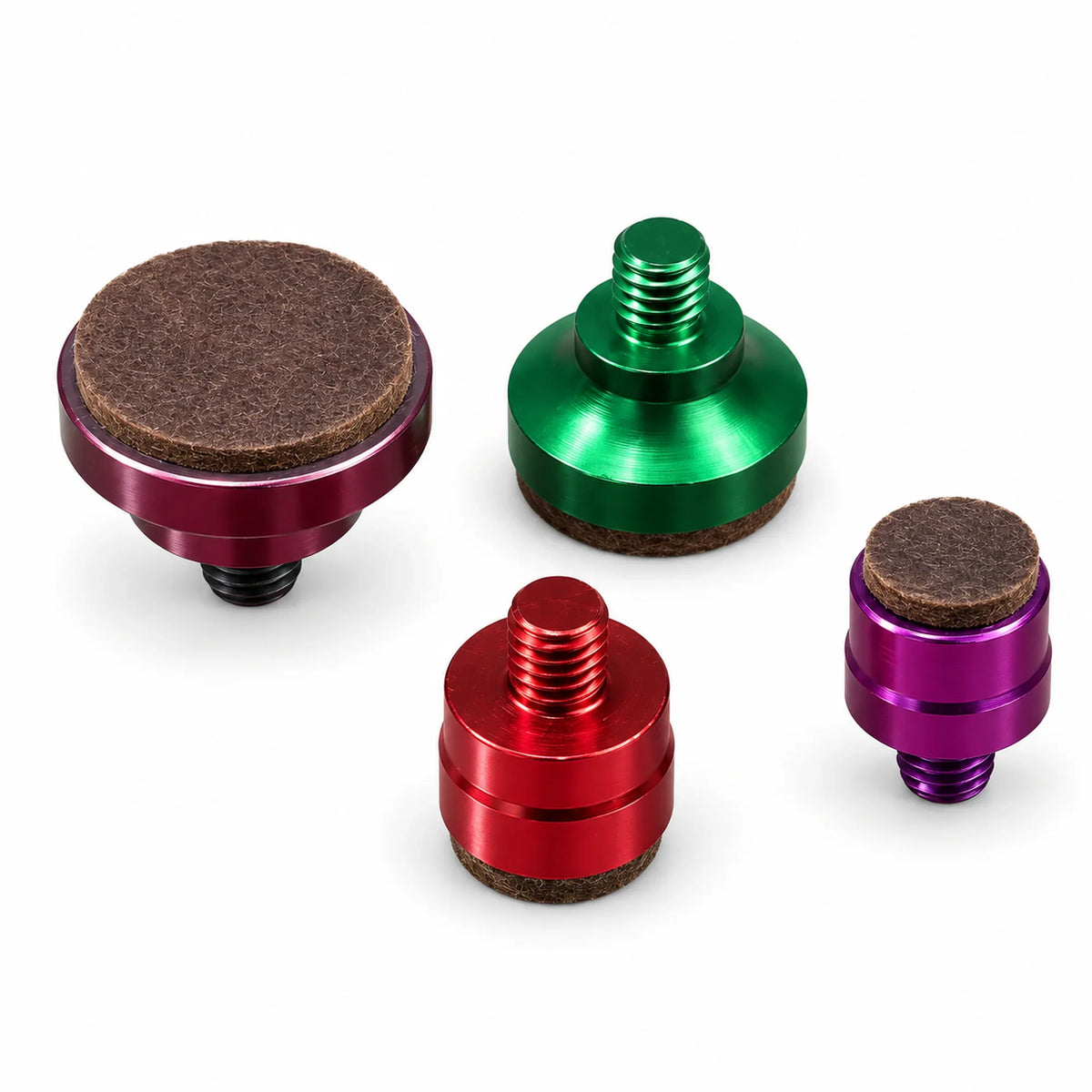 DentPDR 4-Piece Leather PDR Interchangeable Tips Set