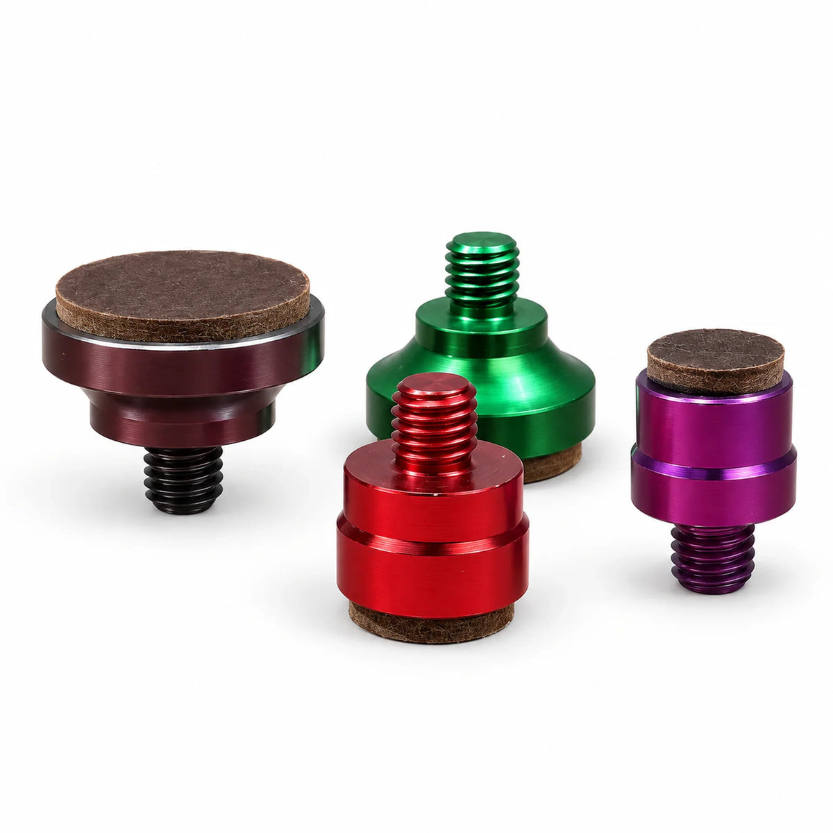 DentPDR 4-Piece Leather PDR Interchangeable Tips Set