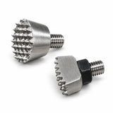 DentPDR 2-Piece Serrated Stainless Steel PDR Hammer Head Set