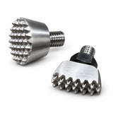 DentPDR 2-Piece Serrated Stainless Steel PDR Hammer Head Set