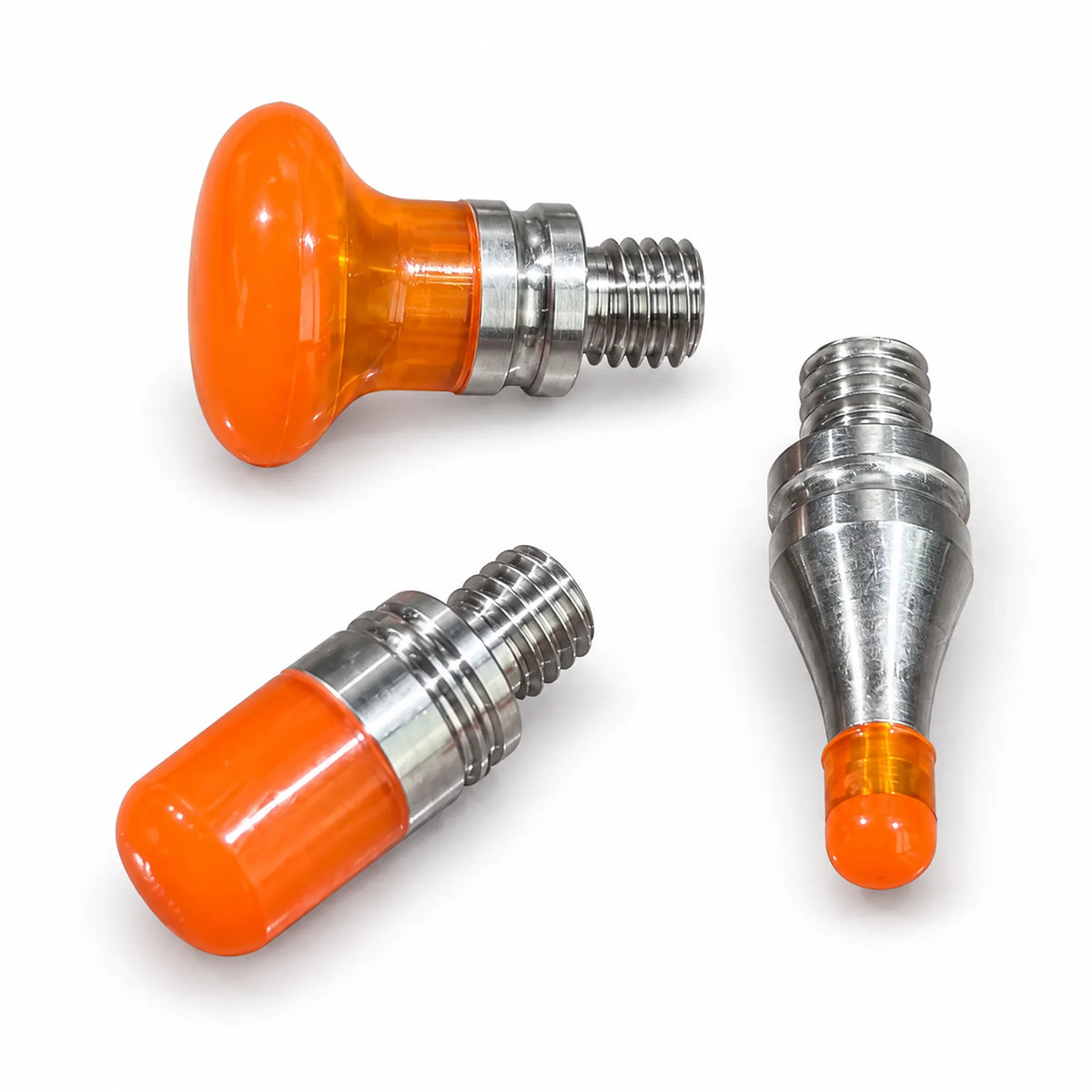 DentPDR 3-Piece Multi-Shape PDR Knockdown Tips Set (M8 Thread)