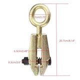 Narrow Jaw 2-Way Auto Body Pull Clamp - 5 Ton Capacity