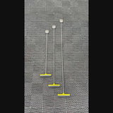 Lucca Edition 3-Piece Straight Tapered Square Head PDR Rod Set with T-Handles (10mm)