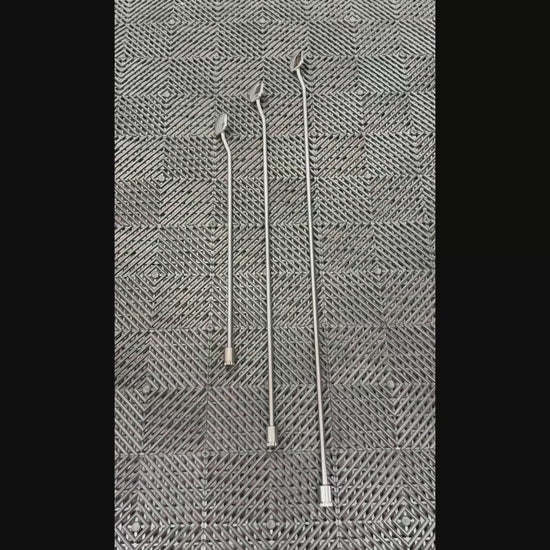 Padova Edition 3-Piece Double-Bend Tapered Square Head PDR Rod Set (10mm)