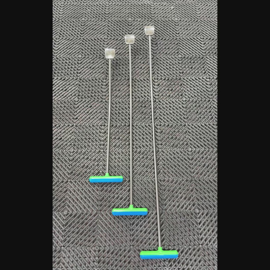 Monza Edition 3-Piece 155° Curved Textured Square Head PDR Rod Set with T-Handles (10mm)