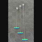 Monza Edition 3-Piece 155° Curved Textured Square Head PDR Rod Set with T-Handles (10mm)
