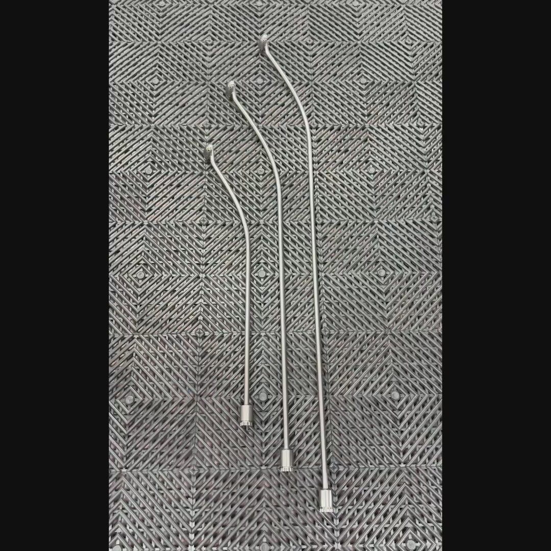 Perugia Edition 3-Piece 155° Curved Horizontal Oval Head PDR Rod Set (10mm)