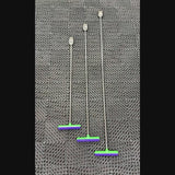 Lecce Edition 3-Piece Straight Vertical Wide Oval Head PDR Rod Set with T-Handles (10mm)