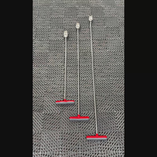 Bari Edition 3-Piece Double-Bend Vertical Wide Oval Head PDR Rod Set with T-Handles (10mm)