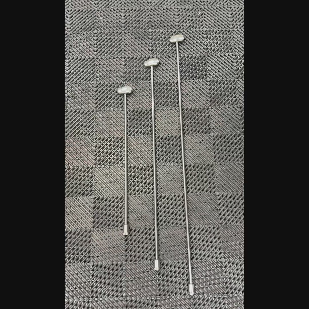 Novara Edition 3-Piece Straight Wide Oval Head PDR Rod Set (10mm)