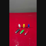 DentPDR 6-Piece Multi-Shape Plastic PDR Tips Set (M8 Thread)