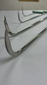 6-Piece Stainless Steel Single Bend PDR Rod Set (Sharp Tip)