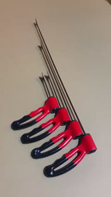4 Piece Adjustable Handle Whaletail Sticks - PDR Tools