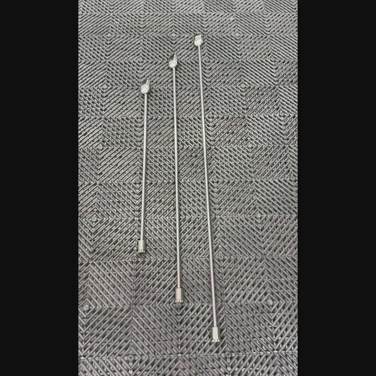 Trieste Edition 3-Piece Straight Vertical Wide Oval Head PDR Rod Set (10mm)
