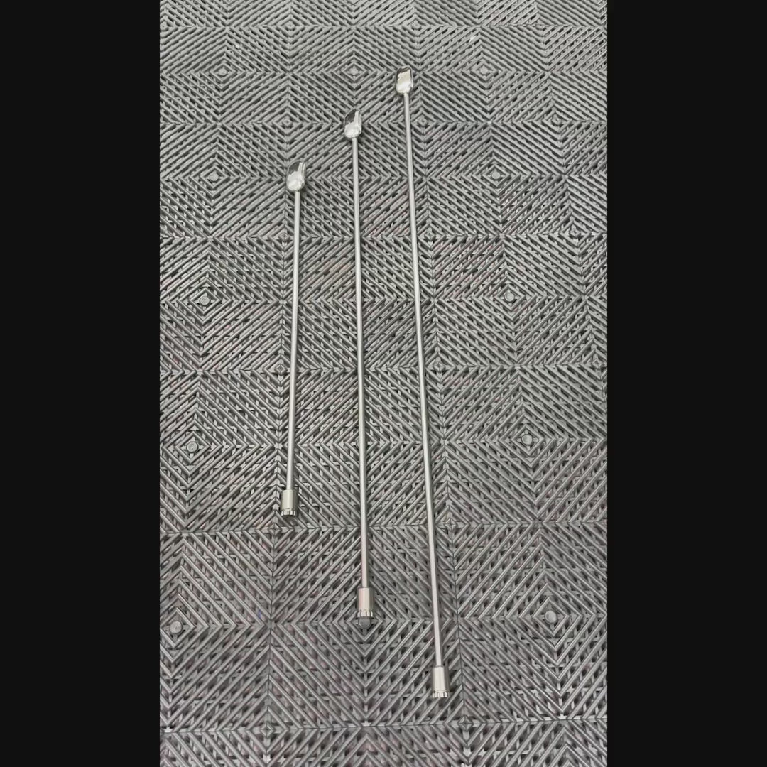 Trieste Edition 3-Piece Straight Vertical Wide Oval Head PDR Rod Set (10mm)