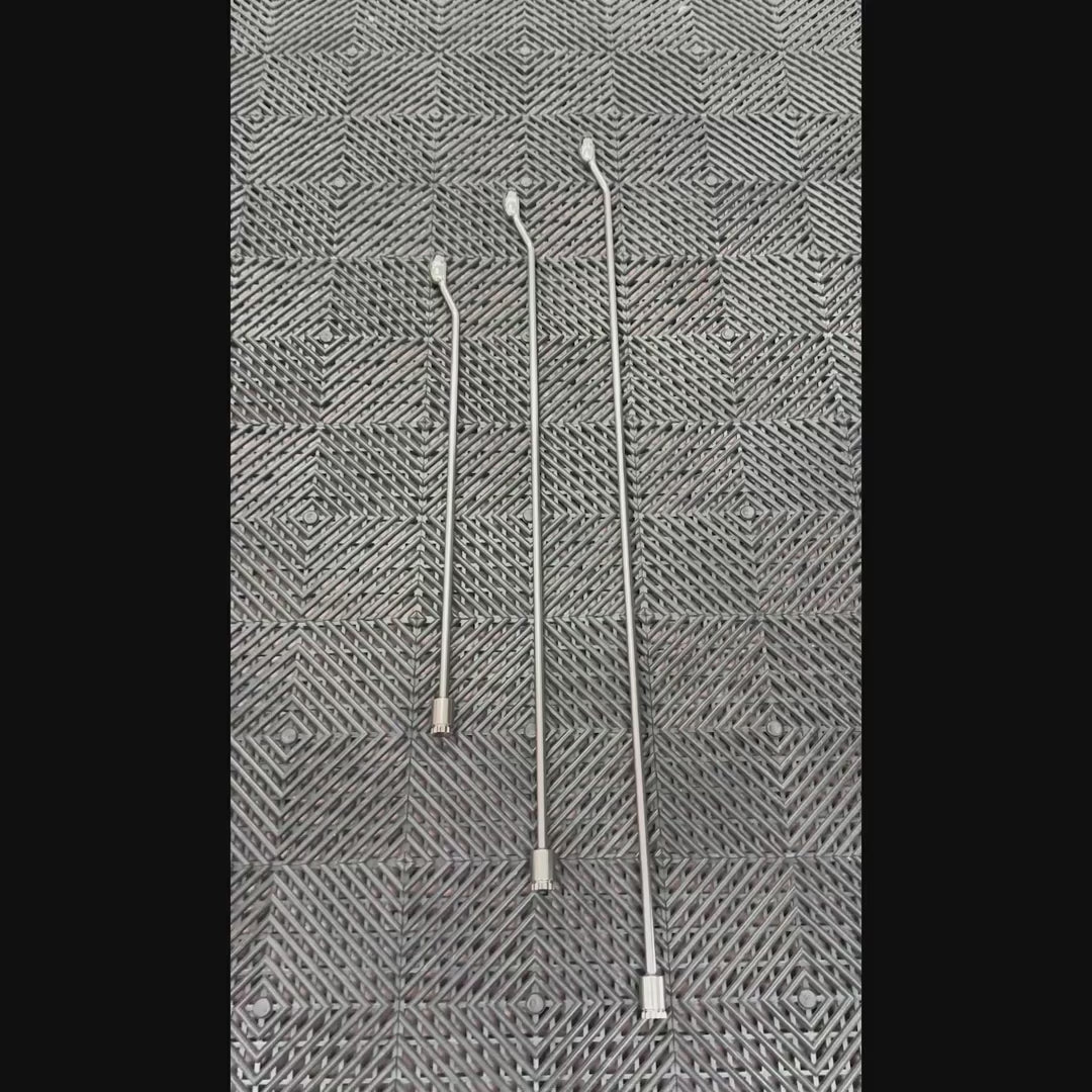 Bergamo Edition 3-Piece Double-Bend Oval Spoon Head PDR Rod Set (10mm)
