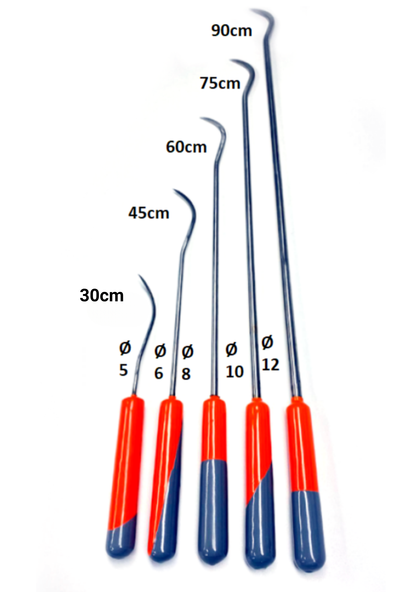 Yerebatan Set - 5 Pieces of Spring Steel Set - PDR Tools